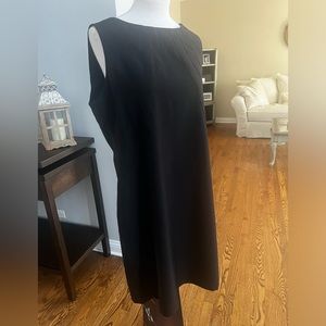 Black Label by Evan-Picone Sleeveless Sheath Dress Essentials Black Size 16
